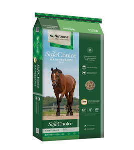 The Nutrena SafeChoice Maintenance Horse Feed provides support for horses whose energy levels are naturally beginning to slow down. The maintenance horse feed features a proven and controlled-starch formula that supports healthy digestion at a moderate calorie level. This horse feed is also scientifically balanced to meet the nutritional requirements of horses in all life stages.
Shop affordable, best prices and deals on all your Nutrena horse feeds and needs at Pilot Point Feed Store! We're your go-to Nutrena Dealer! The Nutrena SafeChoice Maintenance Horse Feed provides support for horses whose energy levels are naturally beginning to slow down. The maintenance horse feed features a proven and controlled-starch formula that supports healthy digestion at a moderate calorie level. This horse feed is also scientifically balanced to meet the nutritional requirements of horses in all life stages.
Shop affordable, best prices and deals on all your Nutrena horse feeds and needs at Pilot Point Feed Store! We're your go-to Nutrena Dealer!