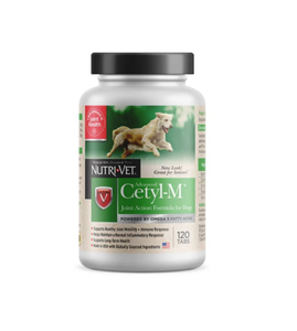 Advanced Cetyl M for Dogs Joint Action Formula gives your dog a helping hand. Advanced Cetyl M contains cetyl myristoleate-a powerful esterified fatty acid with astonishing joint health properties. Cetyl M may also help ease the aches and discomfort that can occur from heavy activity, training and competition.   Shop Affordable, Best Price and Deals on all your Cetyl M Joint Supplements for Dogs and Horses at Pilot Point Feed Store!  