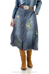 Double D Ranch I Learn To Embroidery Skirt Double D Ranch I Learn To Embroidery Skirt
