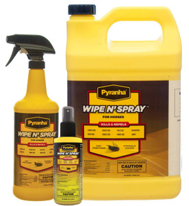 Pyranha Wipe N' Spray Quarts Or Gallons from Pilot Point Feed Store Pyranha Wipe N' Spray Quarts Or Gallons from Pilot Point Feed Store