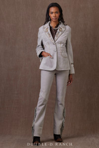 OH HELLO, EMBELLISHMENTS!
This collection’s namesake jacket is bringing bold, blinged out beauty to a supple sheep suede blazer. The chic shade of grey is complemented by metallic shimmer beading and pearl accents. Elevated and unforgettable!
color: greystone
content: 100% sheep suede
embellishments: embroidery, beading, slotted concho on sleeves, custom DD buttons, custom DD print lining
fit: Slim fit throughout, exaggerated collar and lapel, hip length
style number: C3370
collection: Gentry Road Holiday OH HELLO, EMBELLISHMENTS!
This collection’s namesake jacket is bringing bold, blinged out beauty to a supple sheep suede blazer. The chic shade of grey is complemented by metallic shimmer beading and pearl accents. Elevated and unforgettable!
color: greystone
content: 100% sheep suede
embellishments: embroidery, beading, slotted concho on sleeves, custom DD buttons, custom DD print lining
fit: Slim fit throughout, exaggerated collar and lapel, hip length
style number: C3370
collection: Gentry Road Holiday