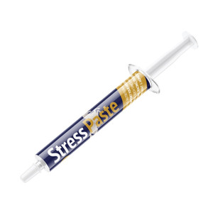 Stress Paste contains pectin to help protect the stomach and amino acids for repair, along with prebiotics and postbiotics to support the entire digestive tract.
Stress Paste to help prevent the impact of stress or high effort events on your horse's gut, they can benefit by being more comfortable and feeling calmer - enabling your horse to perform at their best.
Stress Paste doesn’t cover up the effects of stress like other calming pastes. It contains no sedatives. Instead, our enriched formula supports the gut and muscle physiology to help deal directly with stress and therefore reduce the impact on behavior. Stress Paste contains pectin to help protect the stomach and amino acids for repair, along with prebiotics and postbiotics to support the entire digestive tract.
Stress Paste to help prevent the impact of stress or high effort events on your horse's gut, they can benefit by being more comfortable and feeling calmer - enabling your horse to perform at their best.
Stress Paste doesn’t cover up the effects of stress like other calming pastes. It contains no sedatives. Instead, our enriched formula supports the gut and muscle physiology to help deal directly with stress and therefore reduce the impact on behavior.