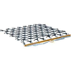The Behlen Country Drag Harrow is built with heavy 4″ tines and heavy seamless draw bar. They can be easily reversed to allow for less aggressive leveling. Some of the more common uses are: leveling riding arenas, preparing seed beds, reconditioning driveways, incorporating broadcast seeds, spreading manure in pastures, and beach conditioning. Coated with our premium powder coat paint. Up to 45HP max. The Behlen Country Drag Harrow is built with heavy 4″ tines and heavy seamless draw bar. They can be easily reversed to allow for less aggressive leveling. Some of the more common uses are: leveling riding arenas, preparing seed beds, reconditioning driveways, incorporating broadcast seeds, spreading manure in pastures, and beach conditioning. Coated with our premium powder coat paint. Up to 45HP max.