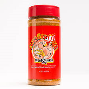 This BBQ rub says, "I was born in the south, but moved to Texas when I was 13!!" This rub is an offshoot of our popular Honey Hog with Jalapeño added. This sweet\heat rub is excellent on pork ribs, pulled pork, poultry and fish. Combine it with Honey Hog BBQ and you have a lethal combo for ribs that is making waves all over the competition circuit. It's also fantastic on chicken wings and cooks down to not be as hot as when eaten plain. Shop Affordable and Best Price Meat Church Seasonings at Pilot Point Feed Store!
This BBQ rub says, "I was born in the south, but moved to Texas when I was 13!!" This rub is an offshoot of our popular Honey Hog with Jalapeño added. This sweet\heat rub is excellent on pork ribs, pulled pork, poultry and fish. Combine it with Honey Hog BBQ and you have a lethal combo for ribs that is making waves all over the competition circuit. It's also fantastic on chicken wings and cooks down to not be as hot as when eaten plain. Shop Affordable and Best Price Meat Church Seasonings at Pilot Point Feed Store!