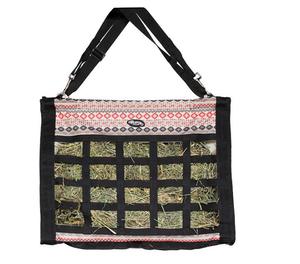 Weaver Slow Feed Hay Bag are top loading, constructed of durable 600 denier polyester with a mesh bottom for ventilation and two adjustable detachable straps for easy transportation and hanging options. Slow feed hay bags help to alleviate boredom, promote healthy digestion, reduce waste and are great for use in stalls or trailers. Shop Affordable and Best Price Trailer and Barn Supplies and Hay Feeders at Pilot Point Feed Store! Weaver Slow Feed Hay Bag are top loading, constructed of durable 600 denier polyester with a mesh bottom for ventilation and two adjustable detachable straps for easy transportation and hanging options. Slow feed hay bags help to alleviate boredom, promote healthy digestion, reduce waste and are great for use in stalls or trailers. Shop Affordable and Best Price Trailer and Barn Supplies and Hay Feeders at Pilot Point Feed Store!