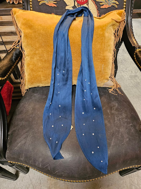 Enjoy this bold, soft scarf from Double D Ranch.  

Shop Affordable, Best Price and Deals on Fashion Clothing at Pilot Point Feed Store.  Always find Trendy, Stylish and Popular clothing in our Boutique!

Navy tie style scarf with rhinestone accents

56"x5"