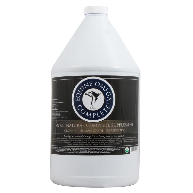 Equine Omega Complete is a specifically formulated blend that may help to reduce joint and tissue inflammation while helping to support all overall body functions.