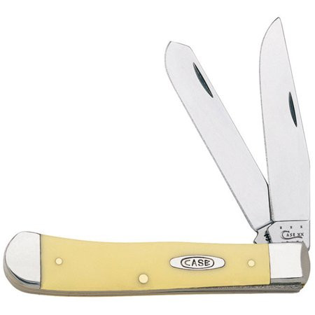 Case 80161 Trapper Yellow SS Folding Knife