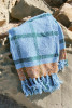 Throw Blanket from Reclaimed Fibers of 100% Post-Consumer Materials