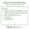 Organic Cotton Produce Bags Care Tips