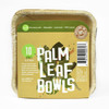 10-Pack of 5.5-inch Palm Leaf Bowls 100% Compostable and Chemical Free by Greenlid