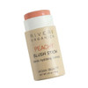 An uncapped peachy color vegan plastic-free blush stick