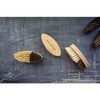 Three Sisal & Palm Vegetable/Cleaning Brushes with bamboo handles