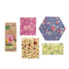 Gardner's bundle gift pack of reusable beeswax food wraps layed out on white background