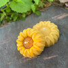 Unscented Hand-Painted Sunflower Candles