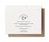 Backside of Plantable "Thank You" Seeded Cards