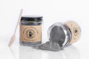 Bentonite & Charcoal Face Mask in a glass container