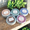 Whipped body butter tins in various scents