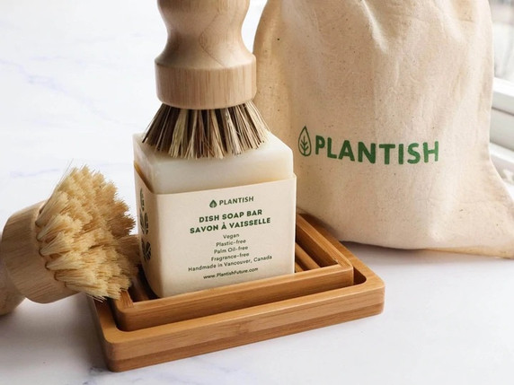 13-ounce Plant-Based Dish Soap Block by Plantish