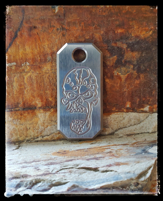 Machined zombie dogtag