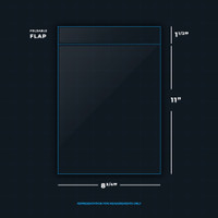 Comicovers - Magazine Size - 2 Mil - Measurements