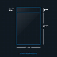 Comicovers - Golden Age Size - 2 Mil - Measurements