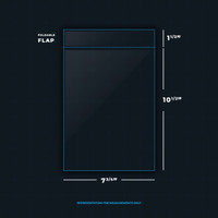 Comicovers - Silver Age Size - 2 Mil- Measurements