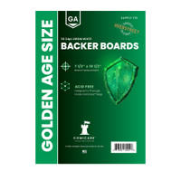 Backer Boards - Golden Age Size