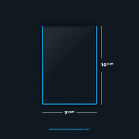 Comic Toploader- Current Size - Measurements