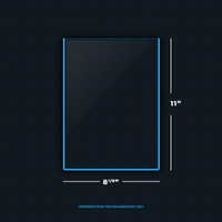 Comic Toploader- Golden Age Size - Measurements