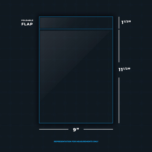 Comicovers - Magazine Size - 3 Mil - Measurements