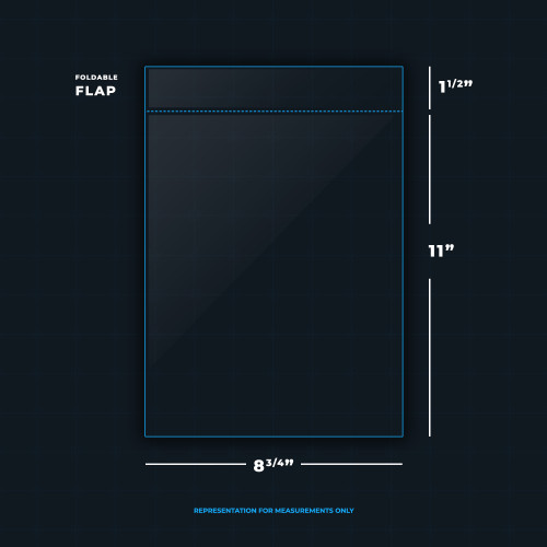Comicovers - Magazine Size - 3 Mil - Measurements