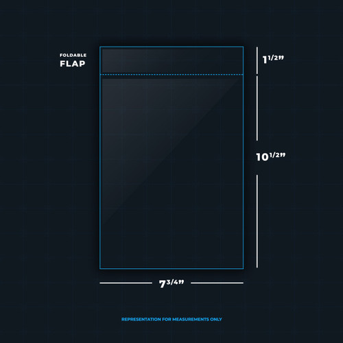 Comicovers - Silver Age Size - 2 Mil- Measurements