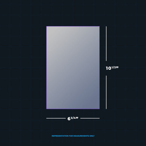 Comic Care Backer Boards - Current Size - Measurements