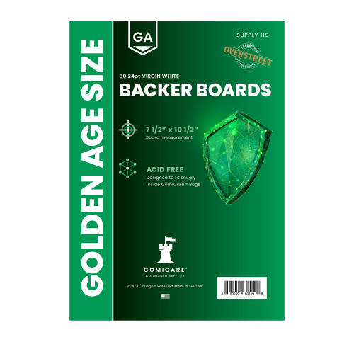 Backer Boards - Golden Age Size