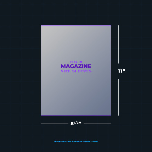 Backer Boards - Magazine Size - Measurements