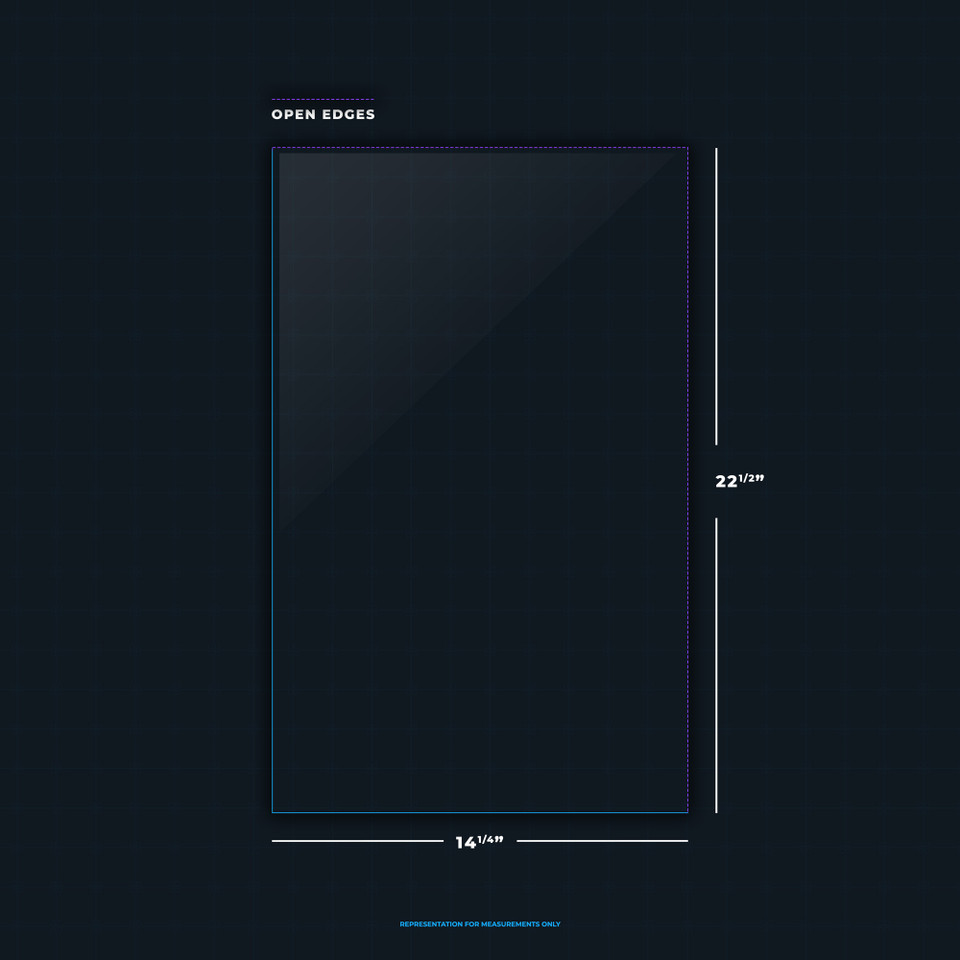 Archives L - Window Card Poster - Measurements