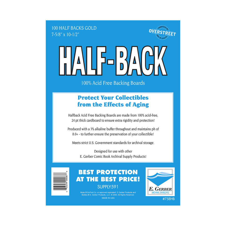 Half-Backs - Golden Age Comics - fits 800