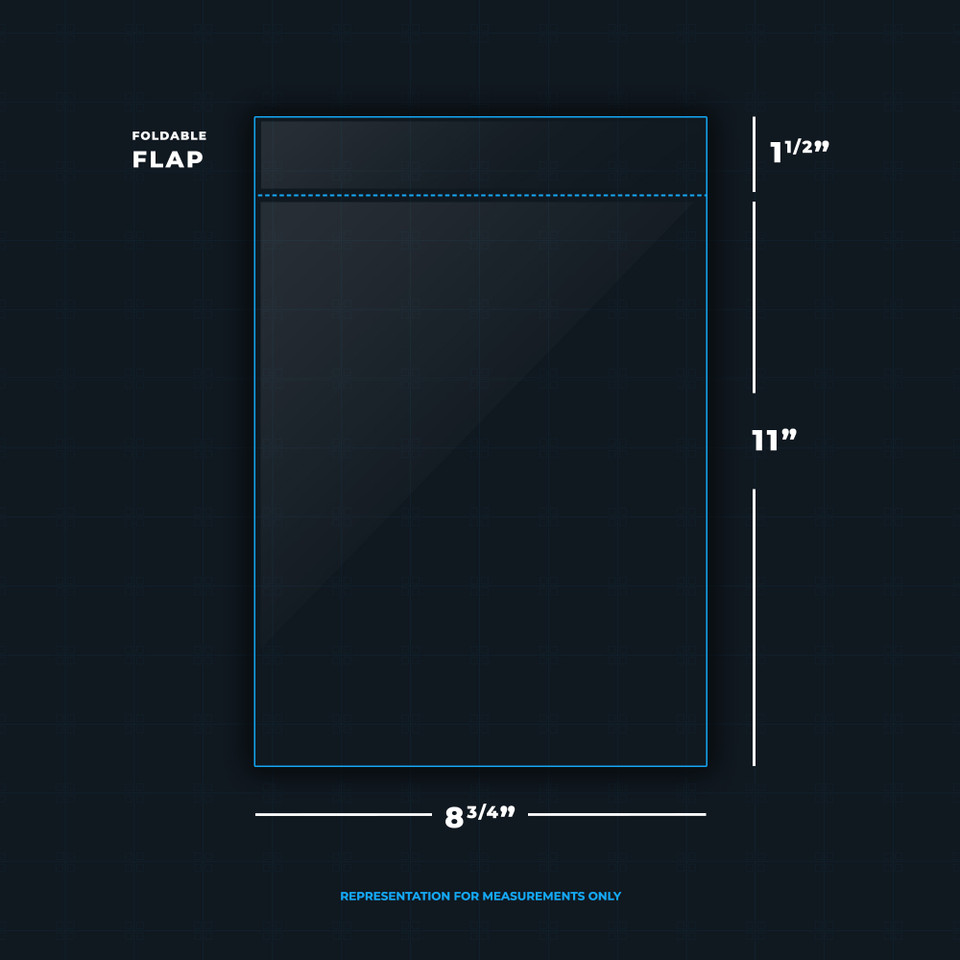 Comicovers - Magazine Size - 2 Mil - Measurements