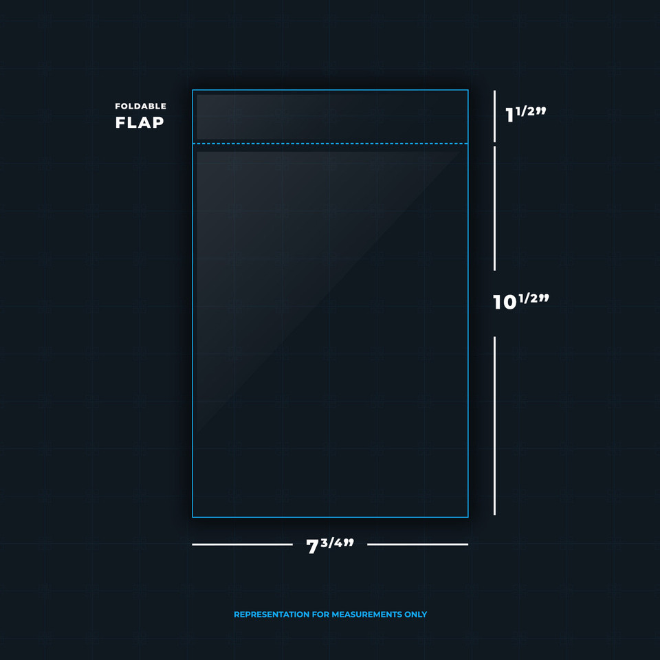 Comicovers - Silver Age Size - 2 Mil- Measurements