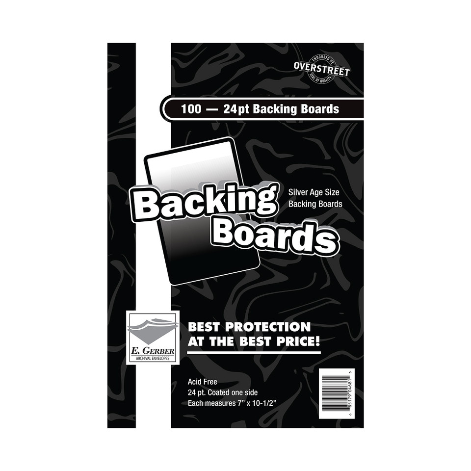 Backer Boards - Silver Age Size - 24PT