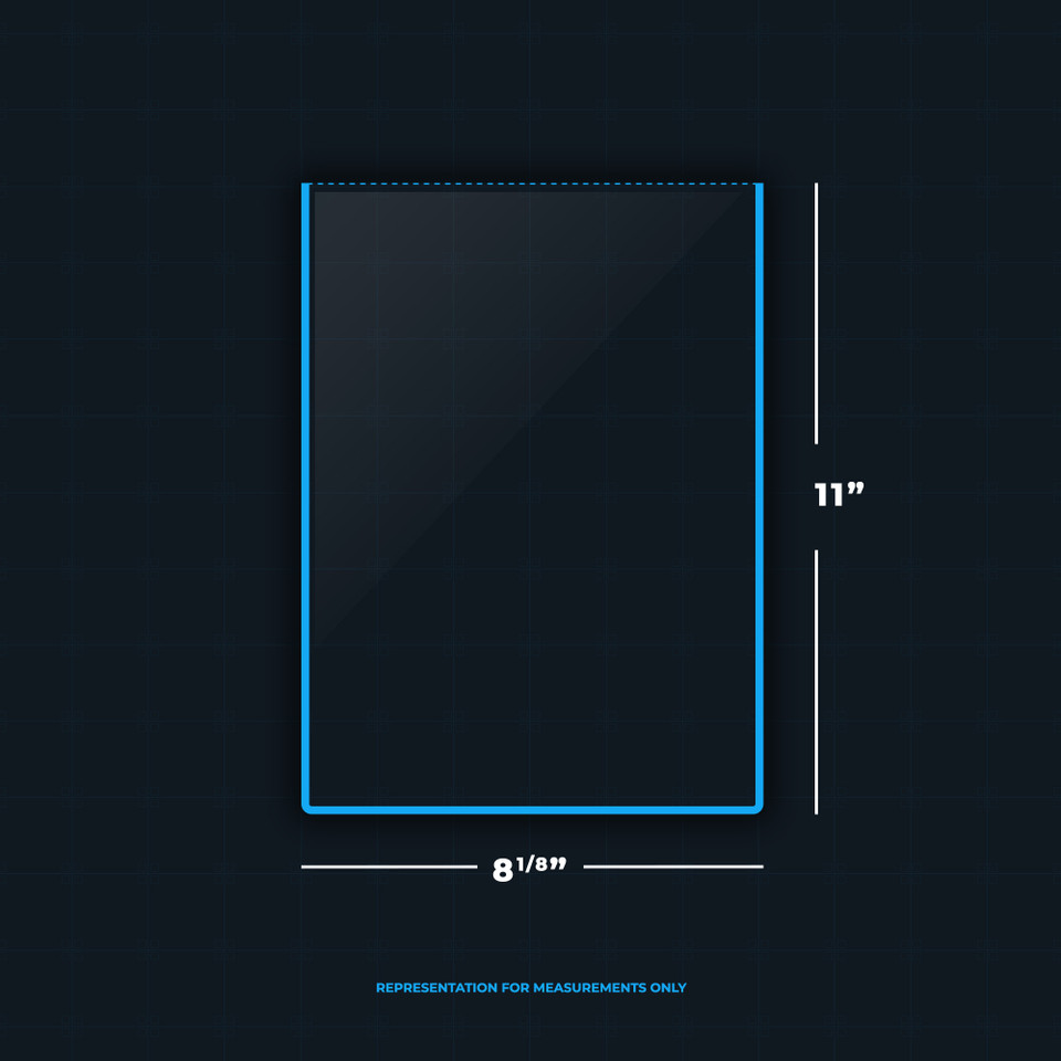 Comic Toploader- Golden Age Size - Measurements