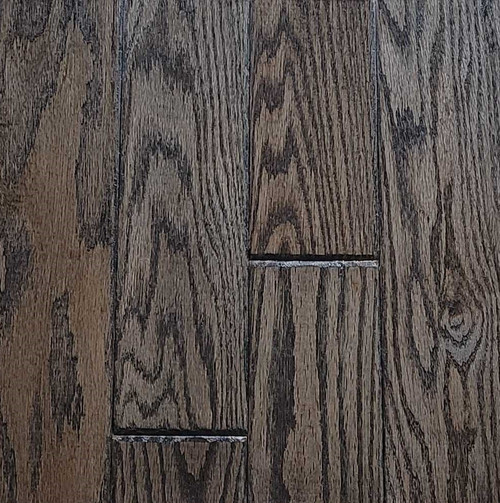 Large Bevel Ebony - Solid Red Oak Hardwood