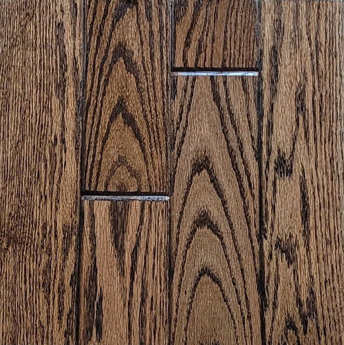 Large Bevel Dark Walnut - Solid Red Oak Hardwood