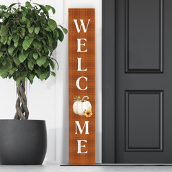Porch Sign - Pumpkin Welcome
