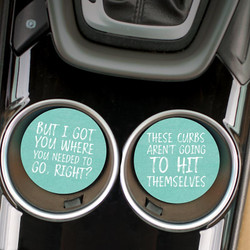 Love Mom Collection Car Coaster - 2/pk