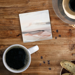 Ceramic Coasters - Gray And Orange