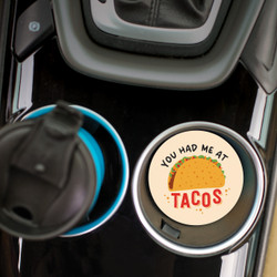 Ceramic Car Coasters (Retail Pack) - You Had Me At Tacos