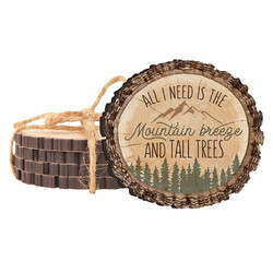 Lake & Lodge Collection Barky Sign - All I Need Is Coaster Set - 4/pk