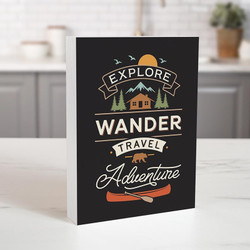 Lake & Lodge Collection Word Blocks - Explore